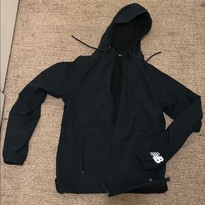 New Balance Men's Black Windbreaker Jacket (Small)